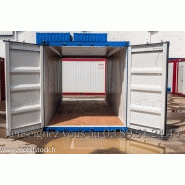 Container maritime 20' double portes