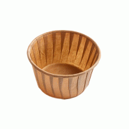 Ecolomique - 50Pcs - Moule/godet de cuisson Ø68mm H39mm - beige papier ECO210MCGO105