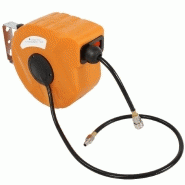 ENROULEUR AUTOMATIQUE PNEUMATIQUE TUYAU AIR COMPRIMÉ 10 M AVEC SUPPORT 3401080