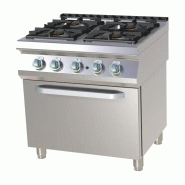 Fourneau à gaz avec four à gaz RM - SPT 780/21 G - RM Gastro - 0615402711548