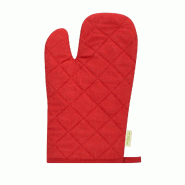 Gant Rouge en coton biologique avec revêtement en caoutchouc - 5601316774255