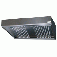 Hotte murale 1200x900x450mm sans moteur avec éclairage led 2000 m3/h - PPR12