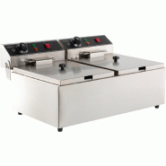 Petite friteuse électrique 1er prix 2 bacs 2*mono 2x6 l - P7455.1008
