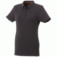 Polo boutonné manches courtes femme Atkinson 38105891 - tissu extensible 95% coton, col boutonné, 200 g/m² Polo boutonné manches courtes femme Atkinson 38105891 - tissu extensible 95% coton, col boutonné, 200 g/m²