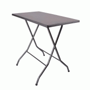 Table pliable rectangulaire Sevelit Pizarra 115x70x110 cm | Qdm - CJ951