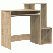 VidaXL Bureau Chêne Sonoma 106 x 41 x 88.5 cm Bois d'ingénierie Modèle Riviera Advance - 869468