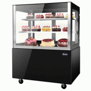 Vitrine droite réfrigérée de service arrière - 1800x660x1200 mm - PWDG186FB