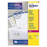 Avery L7173 Etiquettes auto-adhésives d'adresses laser, faciles à décoller, 99,1 x 57 mm - 100 feuilles, 10 étiquettes par feuilles A4 - Blanches Avery L7173 Etiquettes auto-adhésives d'adresses laser, faciles à décoller, 99,1 x 57 mm - 100 feuilles, 10 étiquettes par feuilles A4 - Blanches