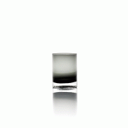 Bazar Bizar Tumbler en verre 8x8x11 cm fumé gris - Lot de 12 - gris verre CNSJ016SmoGr-MTR12