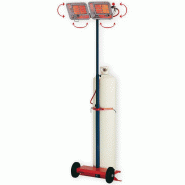 Chauffage radiant mobile gaz sur chariot et sur mât GT 28 CA - SPLUS - 2051310 Chauffage radiant mobile gaz sur chariot et sur mât GT 28 CA - SPLUS - 2051310