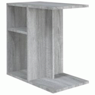 Décoshop26 - Table d'appoint bout de canapé avec compartiments de rangement 50 x 30 x 50 cm bois d'ingénierie gris DEC032531 - gris 3000259024823 Décoshop26 - Table d'appoint bout de canapé avec compartiments de rangement 50 x 30 x 50 cm bois d'ingénierie gris DEC032531 - gris 3000259024823