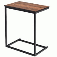 Décoshop26 - Table d'appoint table basse table pour ordinateur pc bout de canapé marron 20_0001210 - marron 3000944969606
