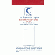 ELVE Bloc Autcopiant MAITRE D'HOTEL 165 x 96 mm 50 Feuillets Dupli - 3416790022127