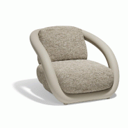 Fauteuil lounge in & out MEL - écru