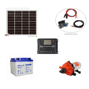 Kit pompe solaire 12v pour bassin ou irrigation seaflo 15l/min