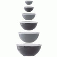 LACOR Set 6 saladiers avec couvercles - 035-1211157