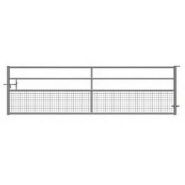 Ov4005 - barrière d'herbage fixe semi-grillagée 3,50 m