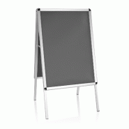 Panneau de trottoir AGENDA Aluminium argent hjh OFFICE - argenté aluminium 830110