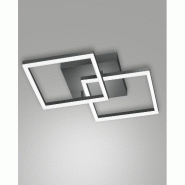 Plafonnier Led Moderne Bard 39W Anthracite 3394-29-282 Fabas Luce - gris 8019282536291