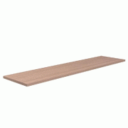 Tablette L120xP30cm épaisseur 18mm - noyer