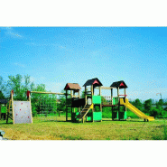 Tours de jeux en bois La Citadelle d'Elodie n°8 10 activités 6-12 ans à sceller sur platine courte - TRJXCEJN-CI08_0