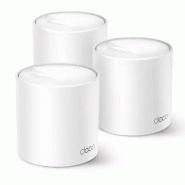 TP-Link Deco X50 (3-pack) Bi-bande (2,4 GHz / 5 GHz) Wi-Fi 6 (802.11ax) Blanc Interne