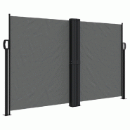 VidaXL Auvent latéral rétractable anthracite 140x1200 cm Modèle Zéphyr Urban - 4004808