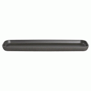 ADRIER - CC-0241-BLK - (Pack de 6 unités) - Plateau rectangulaire GN 2/4 prof. 3 cm - Noir - noir plastique CC-0241-BLK