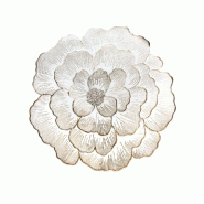 Aulica Dessous d'assiette fleur dorée - Lot de 6 - doré 848301