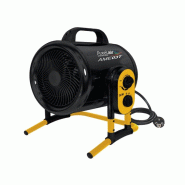 AXELAIR Chauffage Soufflant 3000w Noir/jaune AME03T - noir 3701248001022 AXELAIR Chauffage Soufflant 3000w Noir/jaune AME03T - noir 3701248001022