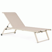 Bain de soleil avec roues Taylor Whisper 70 x 182 x 91,5 cm - par 2