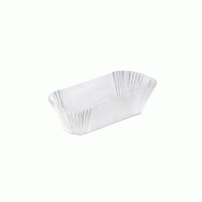 Caissette plissée blanche n°88 10,5x4x2,5cm - par 1000