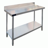 El fumi - Table de travail industrielle en acier inoxydable 1000 x 600 x 850 mm - gf1109