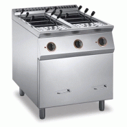 KBS Gastrotechnik KBS Cuiseur à pâtes électrique 2 x 28 litres 2 bacs GN 2/3 800x730x900 mm 400 Volt - 4059395096576