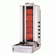 Machine à kebab shoarma vitrocéramique triphasée avec 5 résistances... - PSK5E