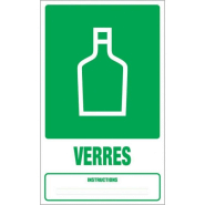 Panneaux adhésifs 200x330 mm tri sélectif et recyclage - ADPNG-NV04/TSVR_0