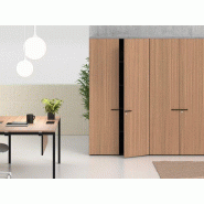 Armoire haute portes battantes Denomics - 4 étagères - serrure et clés - Bois mélaminé - 193 cm de hauteur Armoire haute portes battantes Denomics - 4 étagères - serrure et clés - Bois mélaminé - 193 cm de hauteur
