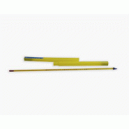 Thermomètre fond jaune à liquide rouge, -10/50 (0.2) - Ref.: KJB017 Thermomètre fond jaune à liquide rouge, -10/50 (0.2) - Ref.: KJB017