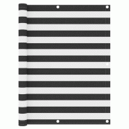 VidaXL Écran de balcon Anthracite et blanc 120x500 cm Tissu Oxford Modèle Outdoor Signature - noir 134886