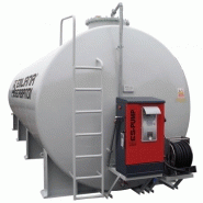 Cuve de stockage 5000 litres en acier double paroi cylindrique Cuve de stockage 5000 litres en acier double paroi cylindrique