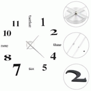 Décoshop26 - Horloge murale 3D Design moderne 100 cm XXL Noir DEC022266 - noir 3001309769602 Décoshop26 - Horloge murale 3D Design moderne 100 cm XXL Noir DEC022266 - noir 3001309769602