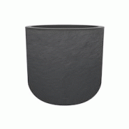 EDA Pot de fleur rond volcania up 32l - GRISANTHRACITE - gris 3086960259617 EDA Pot de fleur rond volcania up 32l - GRISANTHRACITE - gris 3086960259617