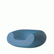 Fauteuil lounge in & out CHUBBY - bleu