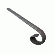Fin de main courante 50 x 14mm - H.100 x L.400mm