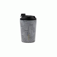 Mug isotherme Labyrinthe 26 cl - Noir Rond Inox Yoko Design 7x7 cm - noir inox 3411800023408 Mug isotherme Labyrinthe 26 cl - Noir Rond Inox Yoko Design 7x7 cm - noir inox 3411800023408