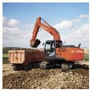 Pelles sur chenilles hitachi zx160lc-5