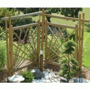 Pergola d'angle - jardin des roseaux réf.615000350