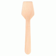 Petites cuillères à glace bois 9,5cm - par 100