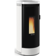 Poele a granules debby 9 kw lanordica - blanc_0