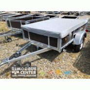 Remorque Bois LIDER - 39440 - 201x133x40 cm - PTAC : 500/750 kg - Reference -MA227/3715